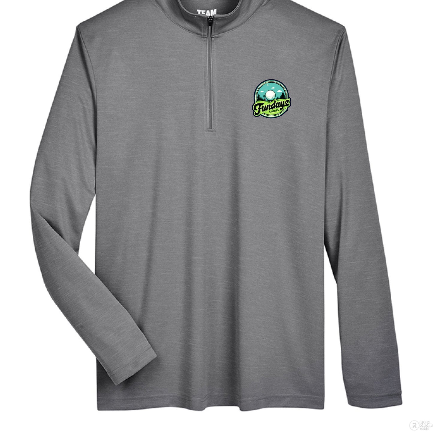 DK GREY HEATHER - FRONT
