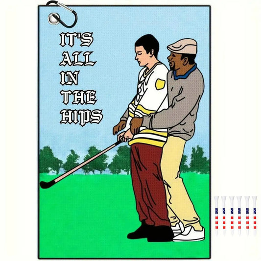 Fundayz ‘ALL IN THE HIPS’ Golf Towel